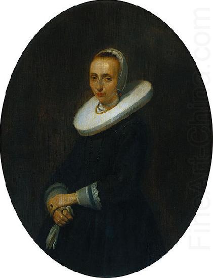 Portrait of Johanna Bardoel (1603-1669)., Gerard ter Borch the Younger